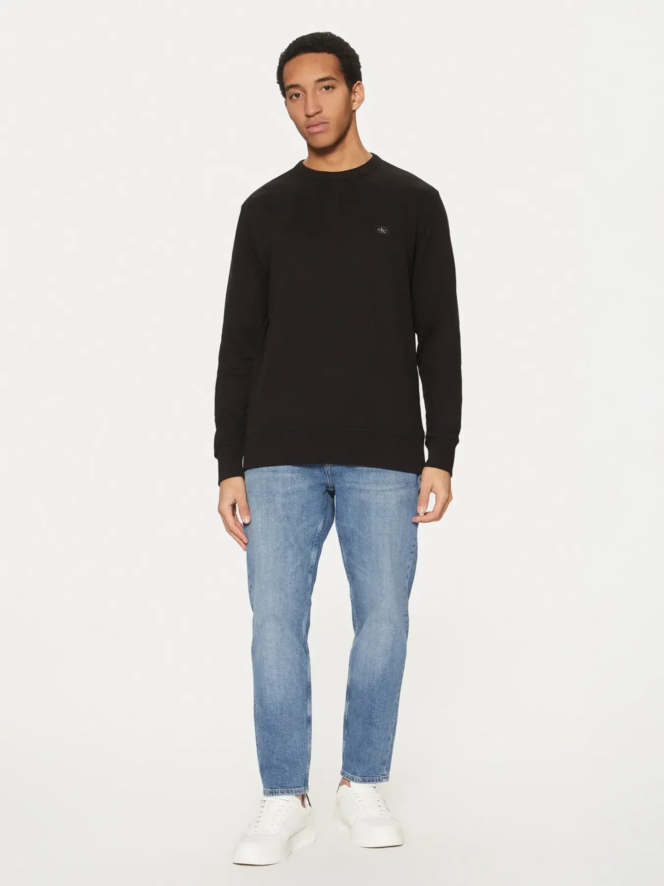 Φωτογραφία προϊόντος: Calvin Klein - Ανδρικό Τζιν Tapered Dad Mid Blue Washed Slim Fit J30J327175-1A4 Μπλε