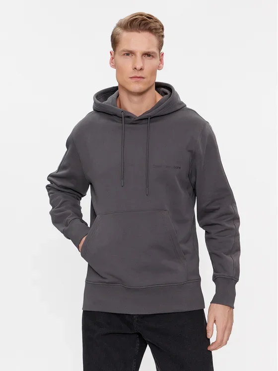 Φωτογραφία προϊόντος: Calvin Klein - Institutional Ανδρικό Φούτερ Regular Fit J30J324620-PSM Γκρι