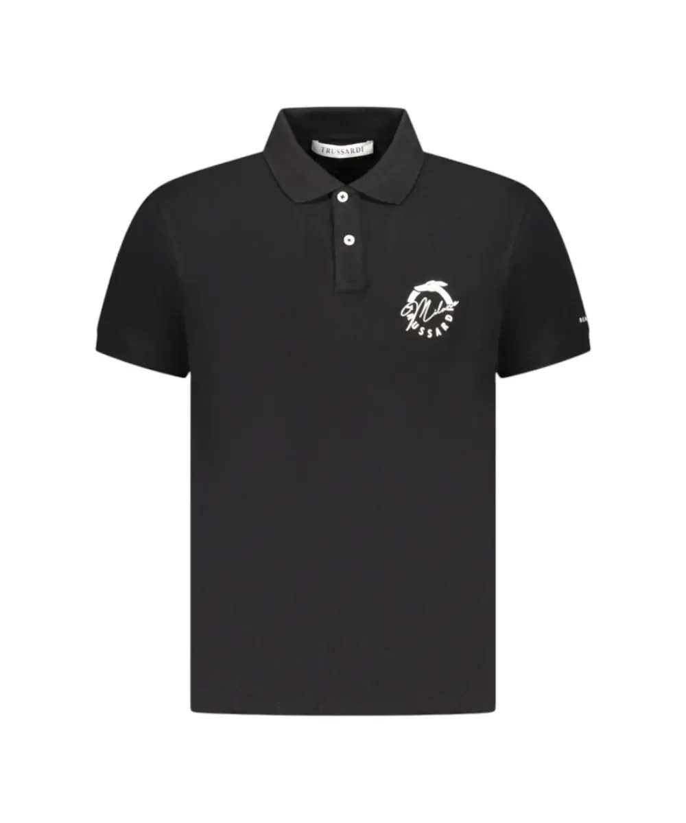 Φωτογραφία προϊόντος: Trussardi Jeans - Ανδρικό T-Shirt Polo Beachwear TRU25MPL01-03BLAC Μαύρο