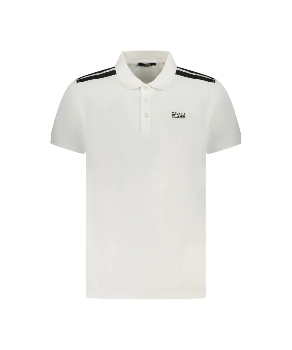 Φωτογραφία προϊόντος: Cavalli Class - Ανδρική Μπλούζα T-Shirt Polo Short Sleeve TXT64DJD060-00533 Λευκό