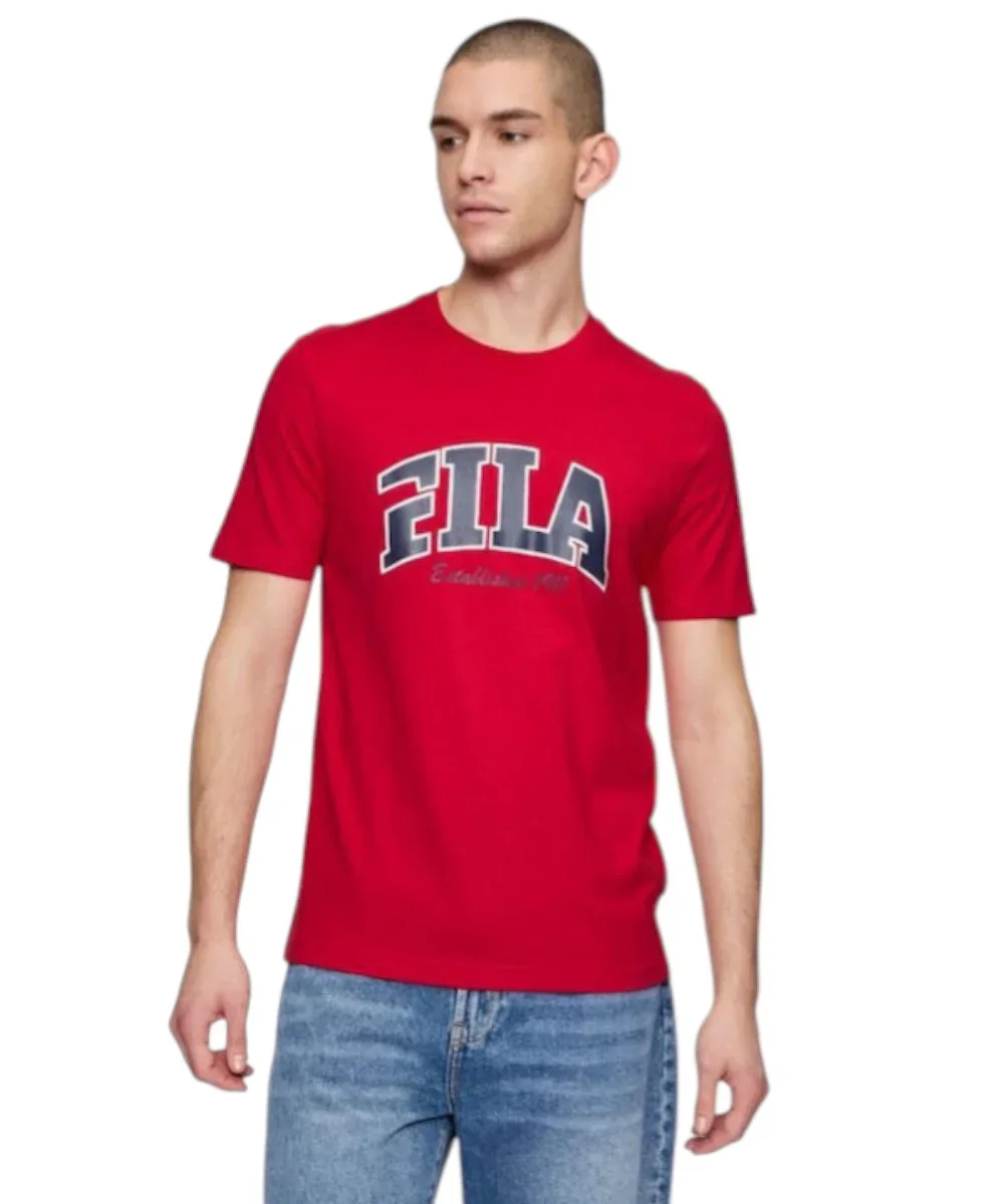 Φωτογραφία προϊόντος: Fila - Ανδρικό T-shirt Lanaken Regular Fit FAM0882-30002 Κόκκινο