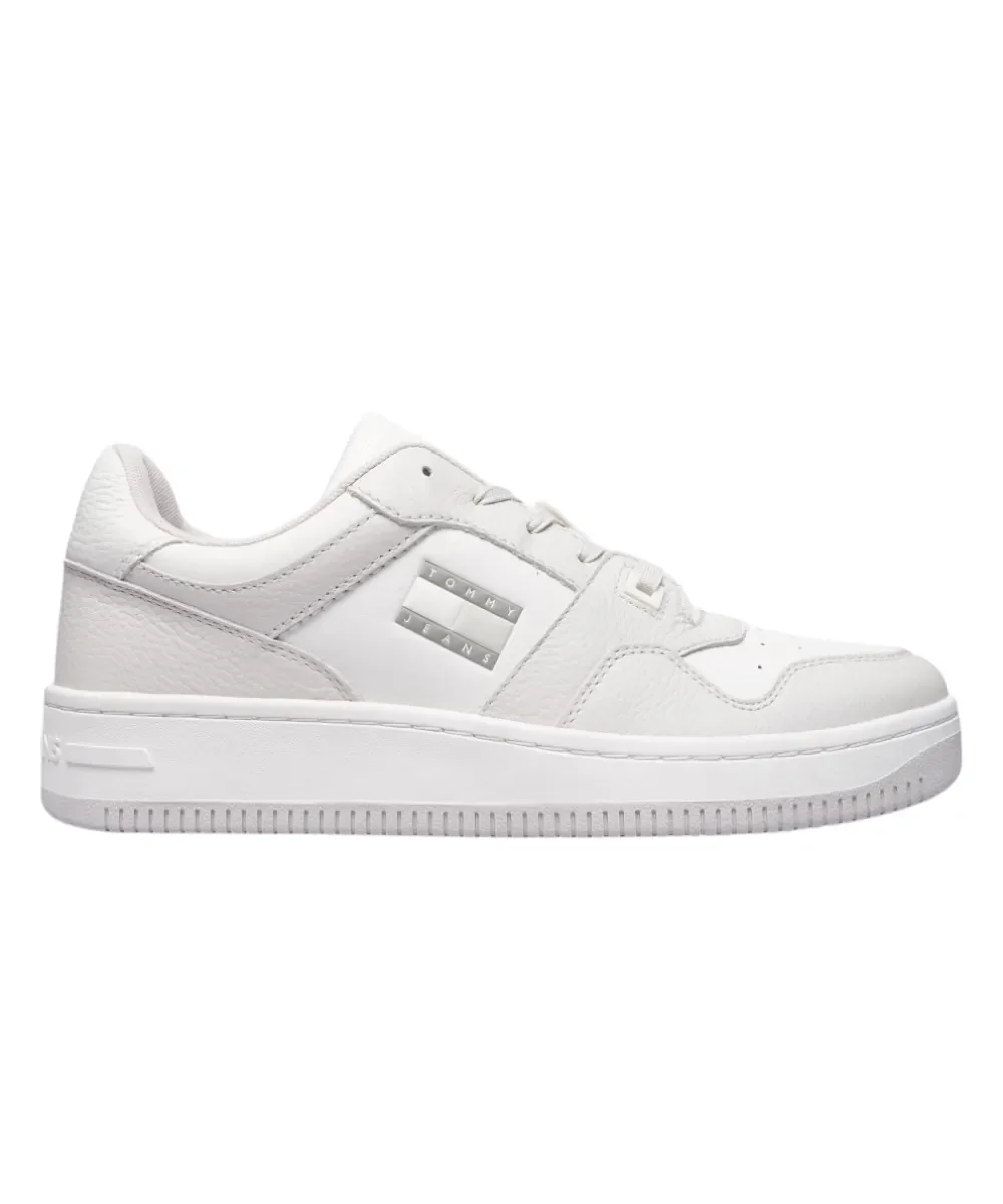 Φωτογραφία προϊόντος: Tommy Hilfiger - Ανδρικά Sneakers Retro Basket Cupsole Tumble EM0EM01513-P06 Λευκό