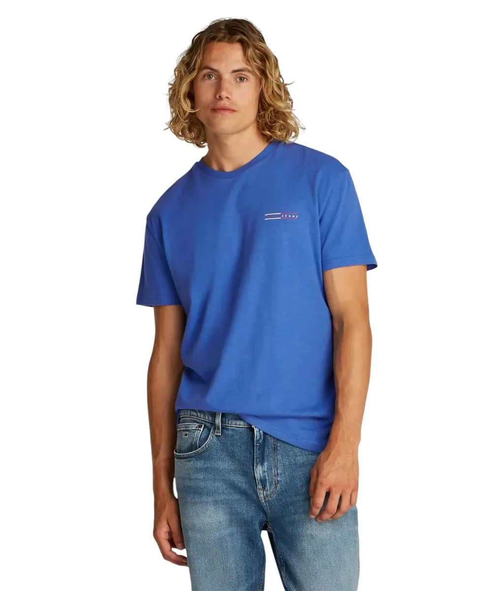 Φωτογραφία προϊόντος: Tommy Hilfiger - Ανδρικό T-shirt b Reg Graphic Slub Ext Regular Fit DM0DM21303-C6E Μπλε Ραφ