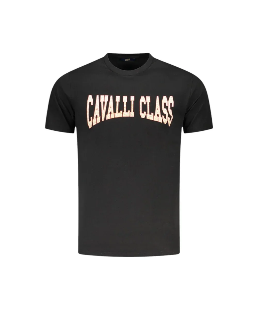 Φωτογραφία προϊόντος: Cavalli Class - Ανδρική Μπλούζα T-Shirt Κοντομάνικη Short Sleeve TXT61AJD060-05051 Μαύρο