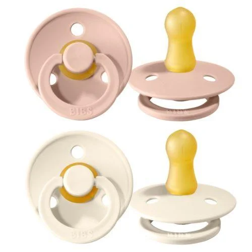 Φωτογραφία προϊόντος: BiBS Colour Πιπίλες Καουτσούκ Blush/Ivory Size2, 2τμχ