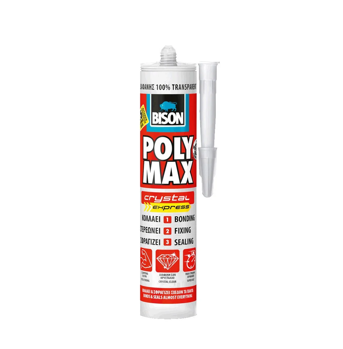 Φωτογραφία προϊόντος: Bison Polymax Crystal Express Διαφανές 290ml