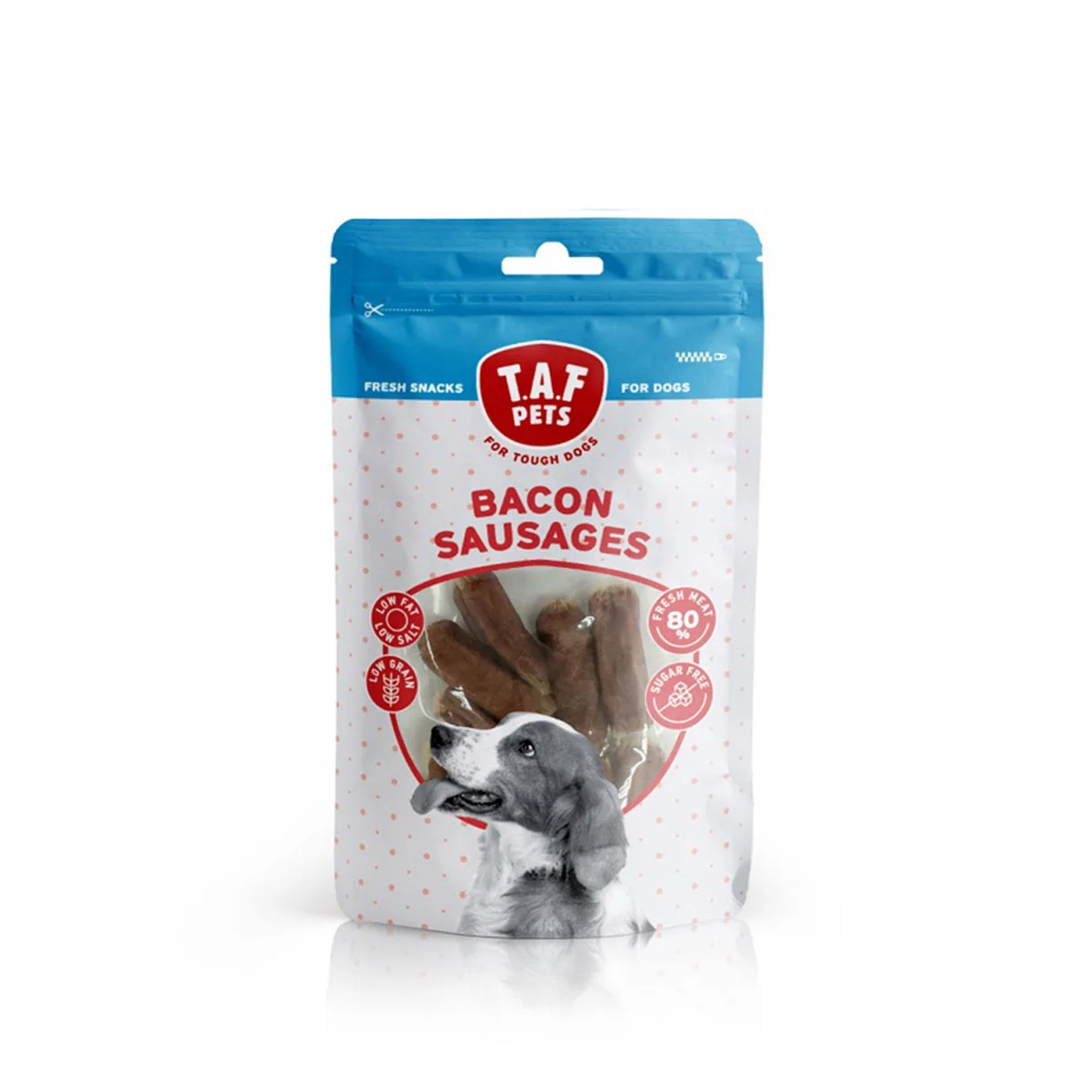 Φωτογραφία προϊόντος: Taf Pets T.A.F Pets Bacon Sausages με γεύση Μπέικον 75gr