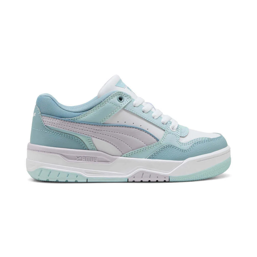 Φωτογραφία προϊόντος: Puma Rebound Retro Sneaker Λευκό Γαλάζιο Μωβ 401564-18 ΛΕΥΚΟ