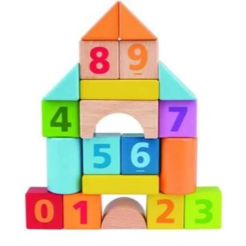 Φωτογραφία προϊόντος: Hape Count n Build Set - Ξύλινα Τουβλάκια Με Αριθμούς - 20Τεμ