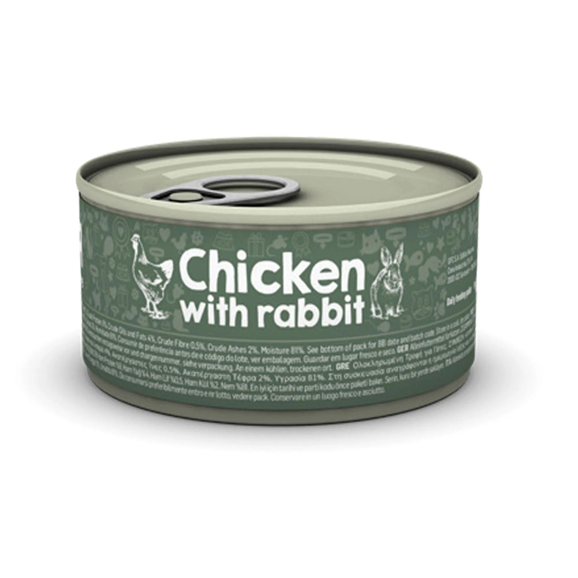 Φωτογραφία προϊόντος: Naturea Chicken with Rabbit 85g