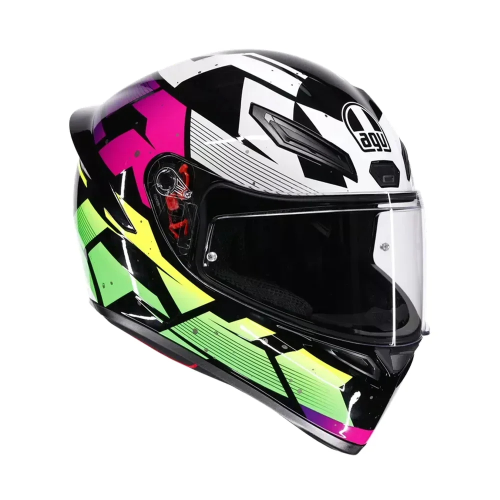 Φωτογραφία προϊόντος: ΚΡΑΝΟΣ FULL FACE K1 S PUNKPULSE BLACK/PURPLE/LIME ECE 22.06 | AGV