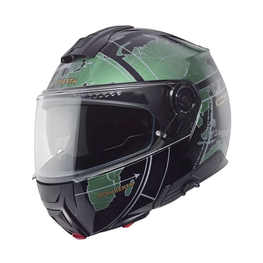 Φωτογραφία προϊόντος: ΚΡΑΝΟΣ FLIP-UP C5 GLOBE GREEN ECE 22.06 | SCHUBERTH