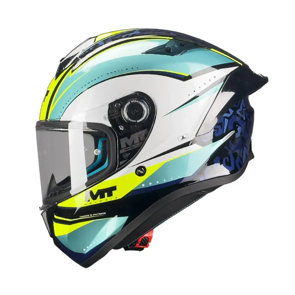 Φωτογραφία προϊόντος: ΚΡΑΝΟΣ FULL FACE TARGO S OUTSIDE B6 BLACK/FLUO GLOSS ECE 22.06 | MT