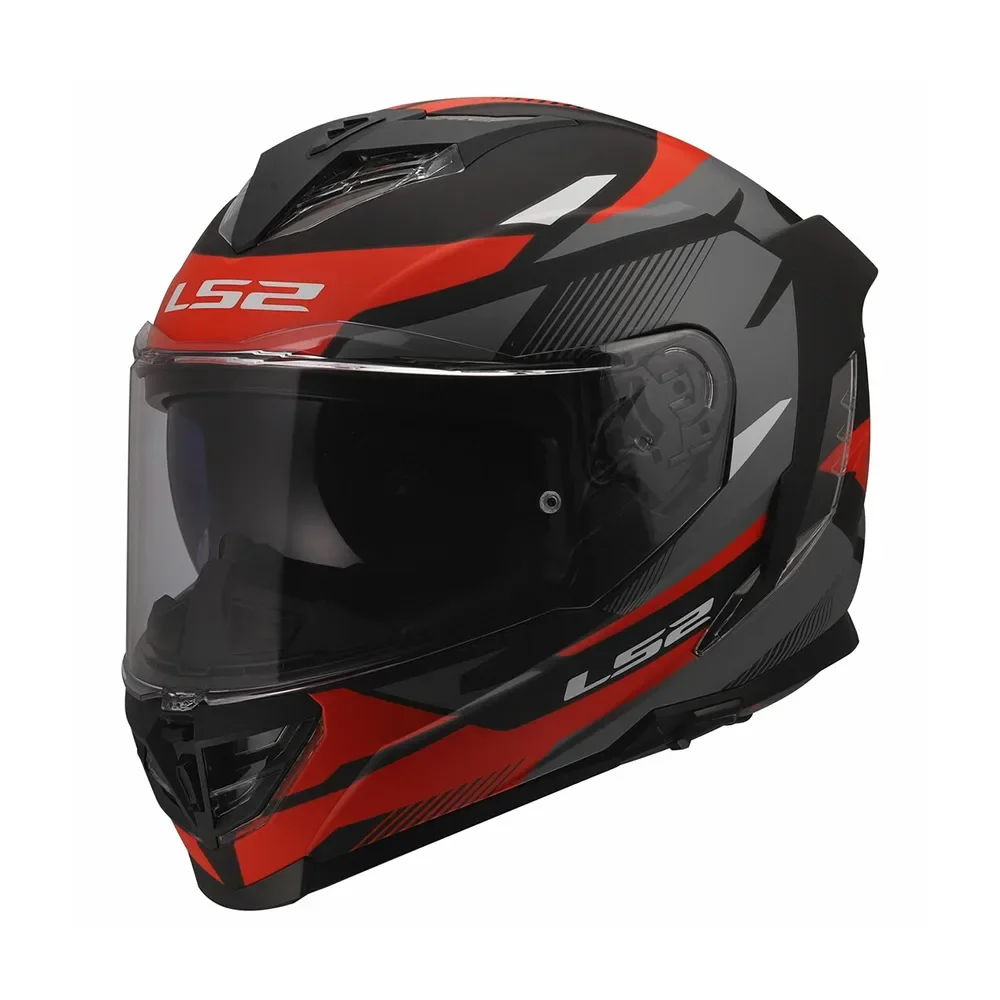 Φωτογραφία προϊόντος: ΚΡΑΝΟΣ FULL FACE STORM III FF818 KOMAI BLACK RED ECE 22.06 | LS2