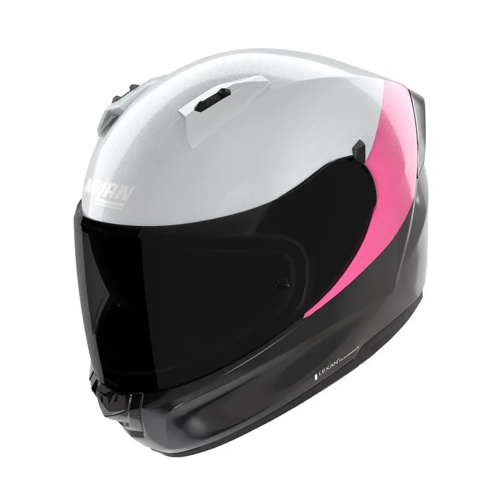 Φωτογραφία προϊόντος: ΚΡΑΝΟΣ FULL FACE N60-6 VERNICIATURA SPECIALE 347 BLACK/LIGHT GREY/ROSE ECE 22.06 | NOLAN