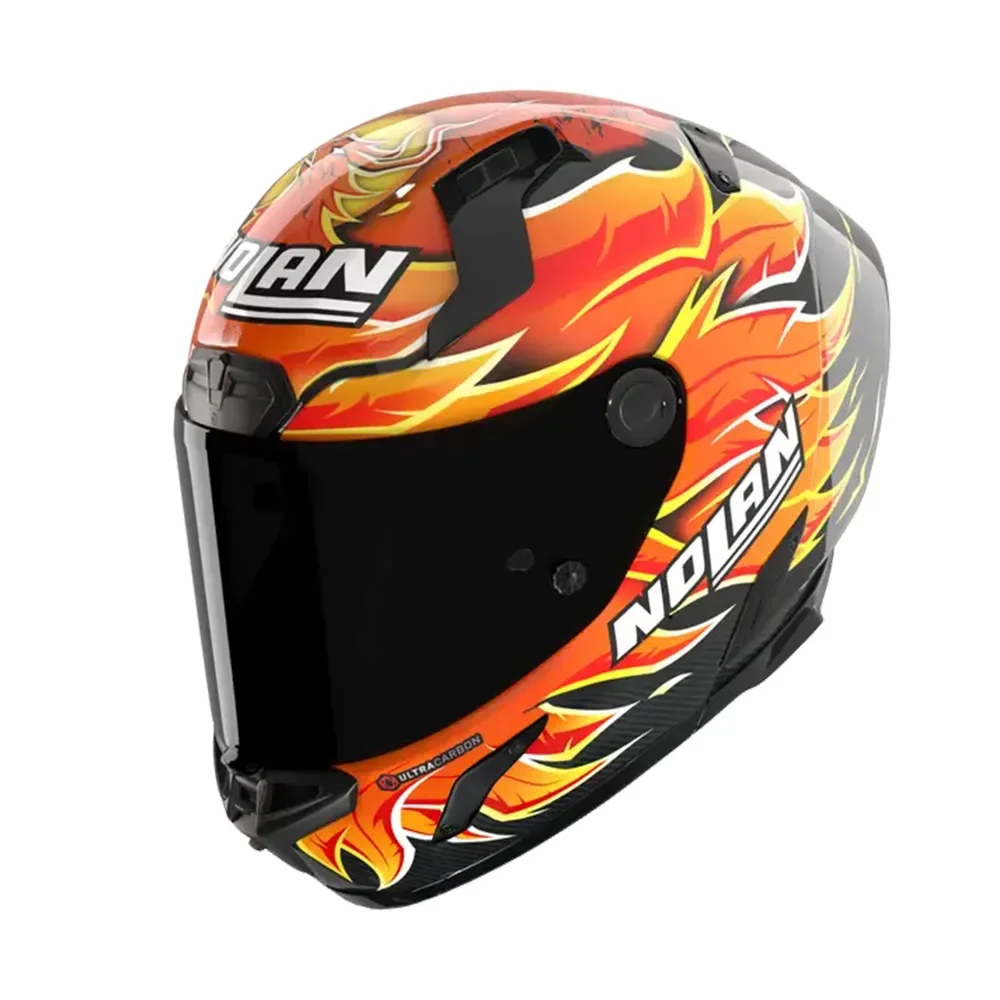 Φωτογραφία προϊόντος: ΚΡΑΝΟΣ FULL FACE X-804 RS ULTRA CARBON IANNONE REPLICA 368 ECE 22.06 | NOLAN