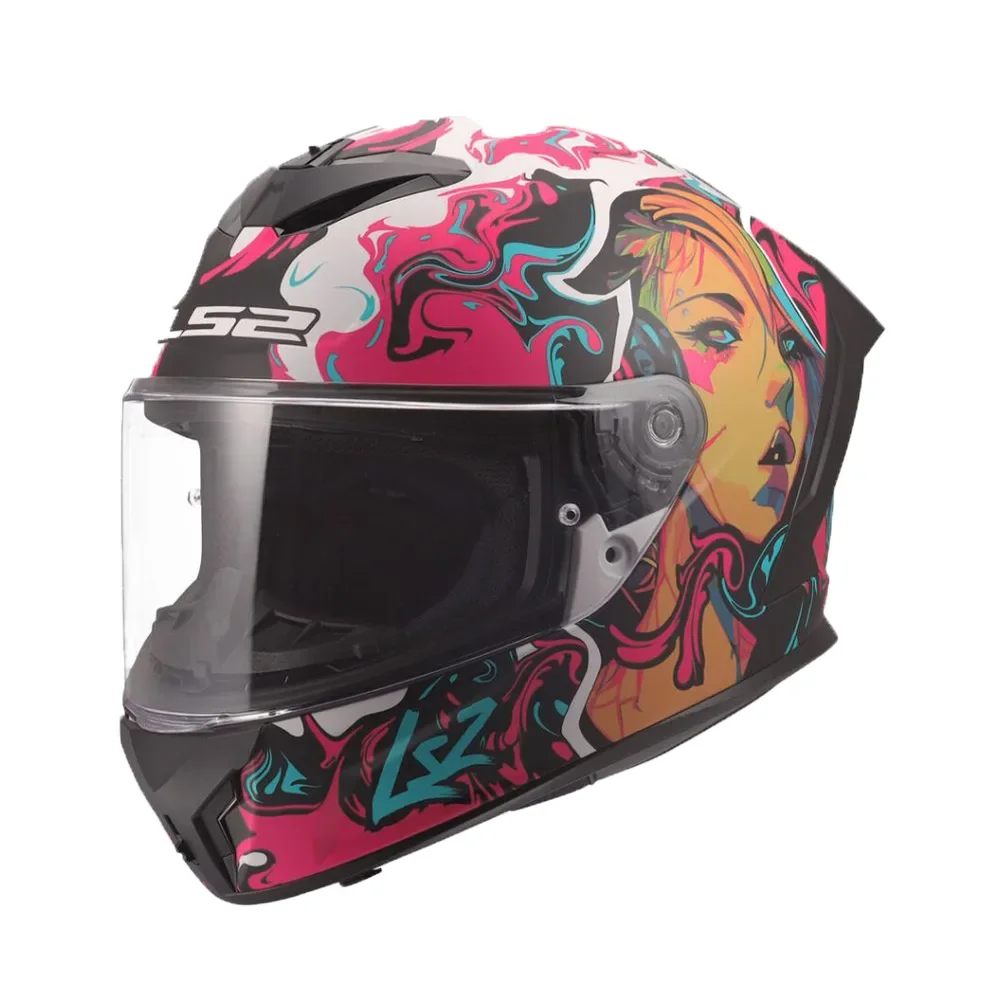 Φωτογραφία προϊόντος: ΚΡΑΝΟΣ FULL FACE RAPID III FF820 CYBERG PURPLE CYAN ECE 22.06 | LS2