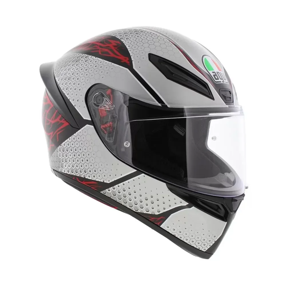 Φωτογραφία προϊόντος: ΚΡΑΝΟΣ FULL FACE K1 S SPEEDARMOR MATT BLACK/GREY/RED ECE 22.06 | AGV