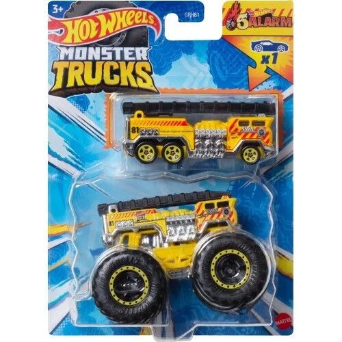 Φωτογραφία προϊόντος: Mattel Hot Wheels Οχήματα Monster Trucks 1:64 - 5Alarm (HWN39)