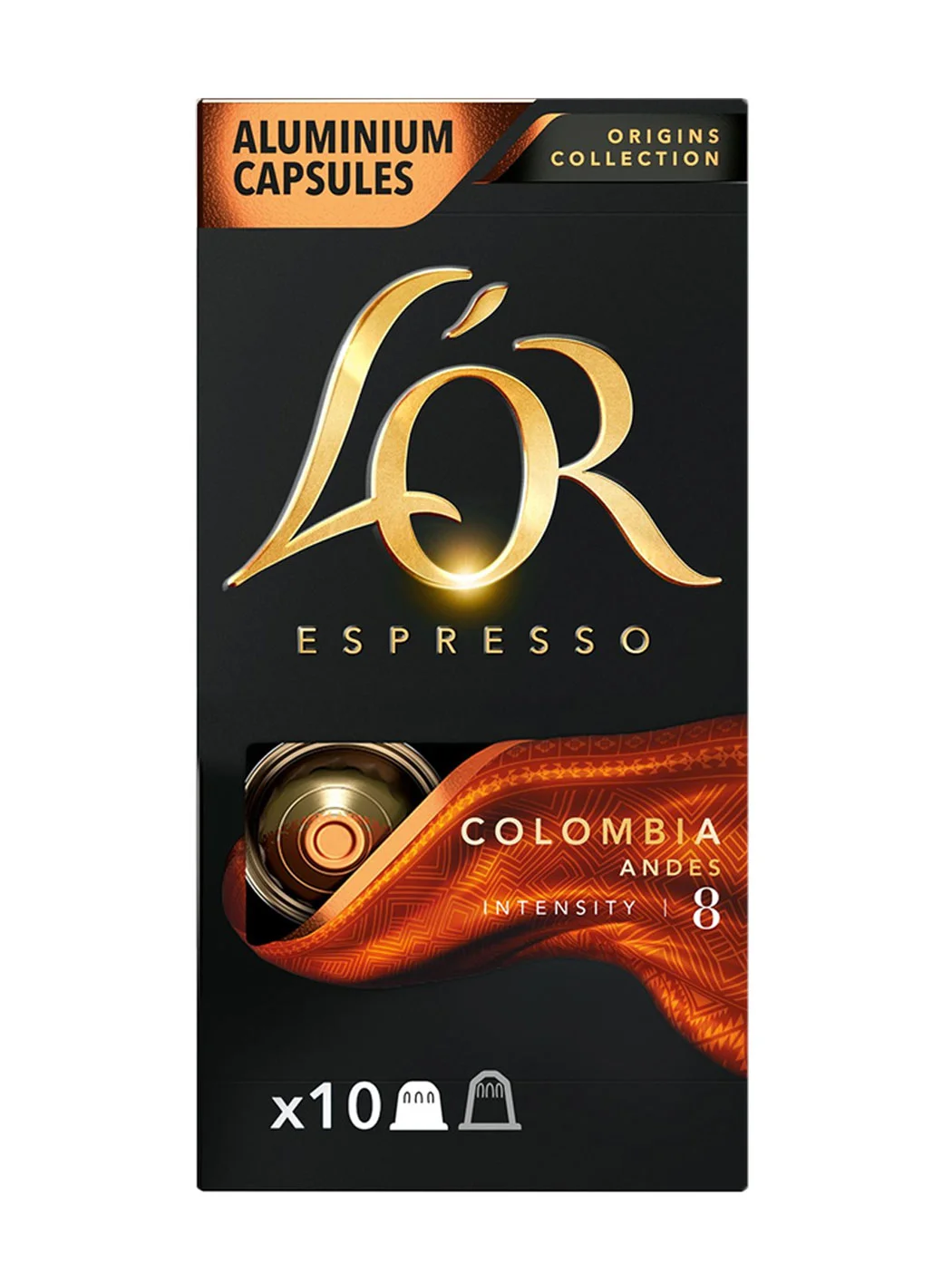 Φωτογραφία προϊόντος: L'Or LOR Kάψουλες Espresso Colombia Κάψουλες Καφέ 10 τεμάχια