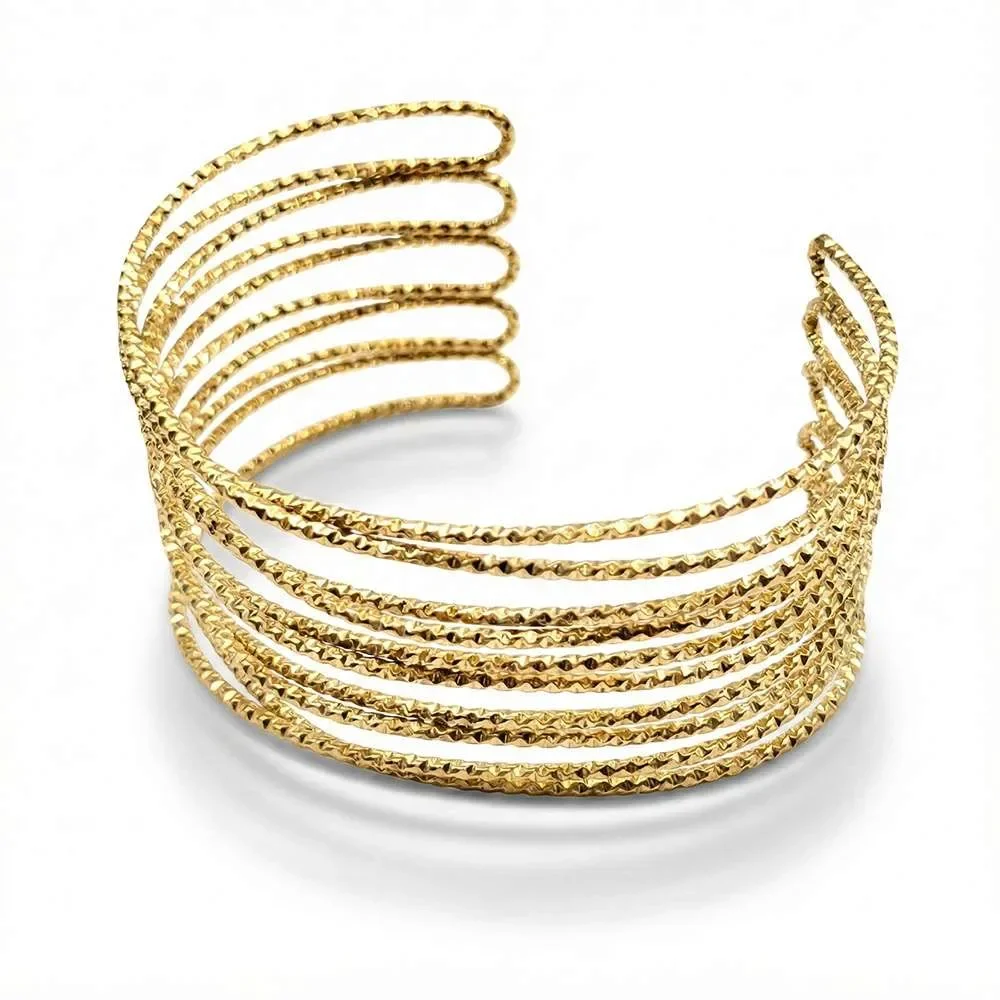 Φωτογραφία προϊόντος: OEM Manchette gold bracelet