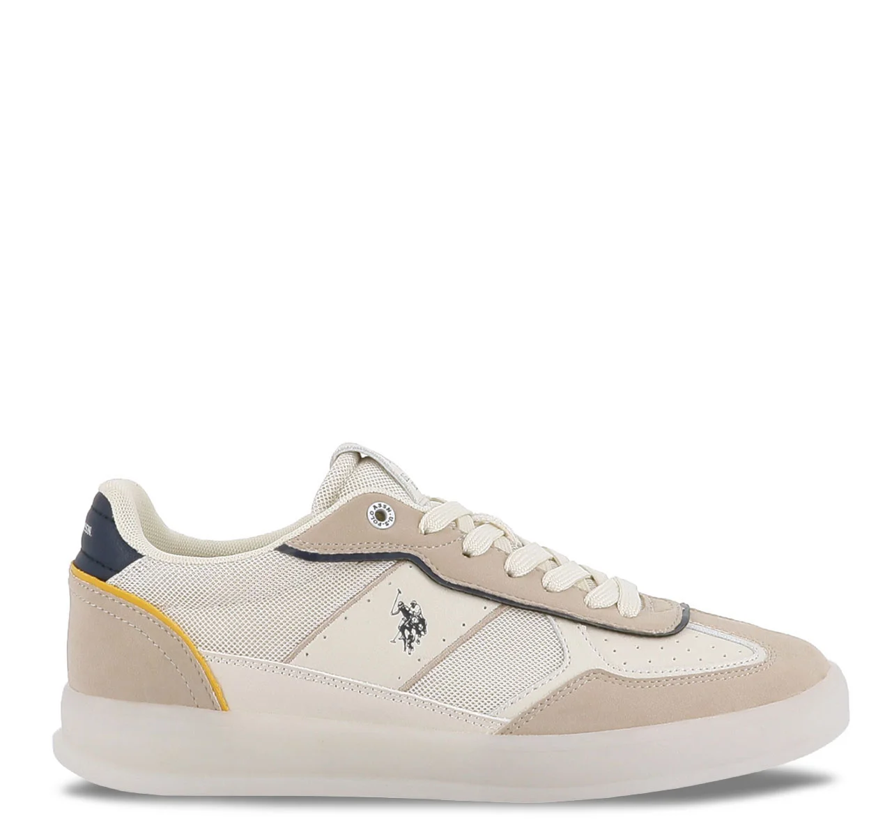 Φωτογραφία προϊόντος: ΑΝΔΡΙΚΑ SNEAKERS U.S. POLO CREMA/LT.BEIGE CAMPY006-6HM1_CRE-LBE01