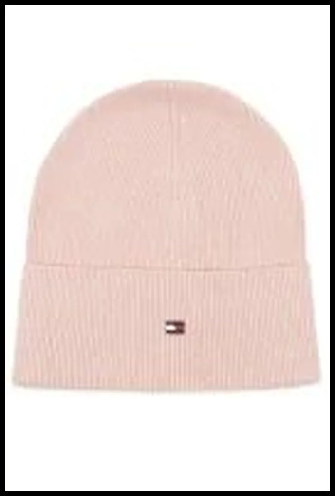 Φωτογραφία προϊόντος: TOMMY HILFIGER FLAG BEANIE AW0AW15309, ΡΟΖ, Γυναίκα