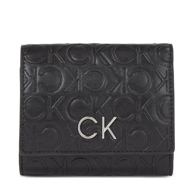 Φωτογραφία προϊόντος: CALVIN KLEIN RE-LOCK TRIFOLD K60K611321, ΜΑΥΡΟ, UNISEX