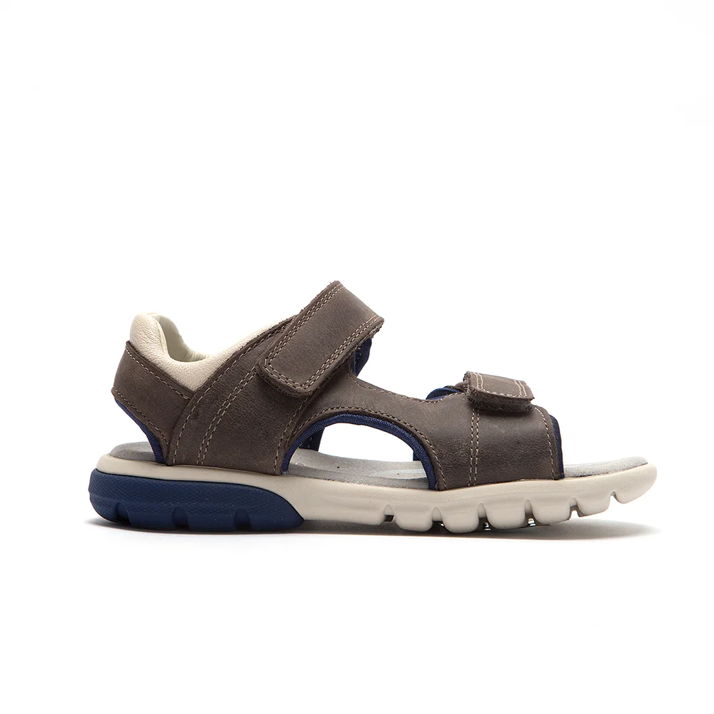 Φωτογραφία προϊόντος: Παιδικό δερμάτινο Clarks πέδιλο Rocco Wave 26131679 Καφέ