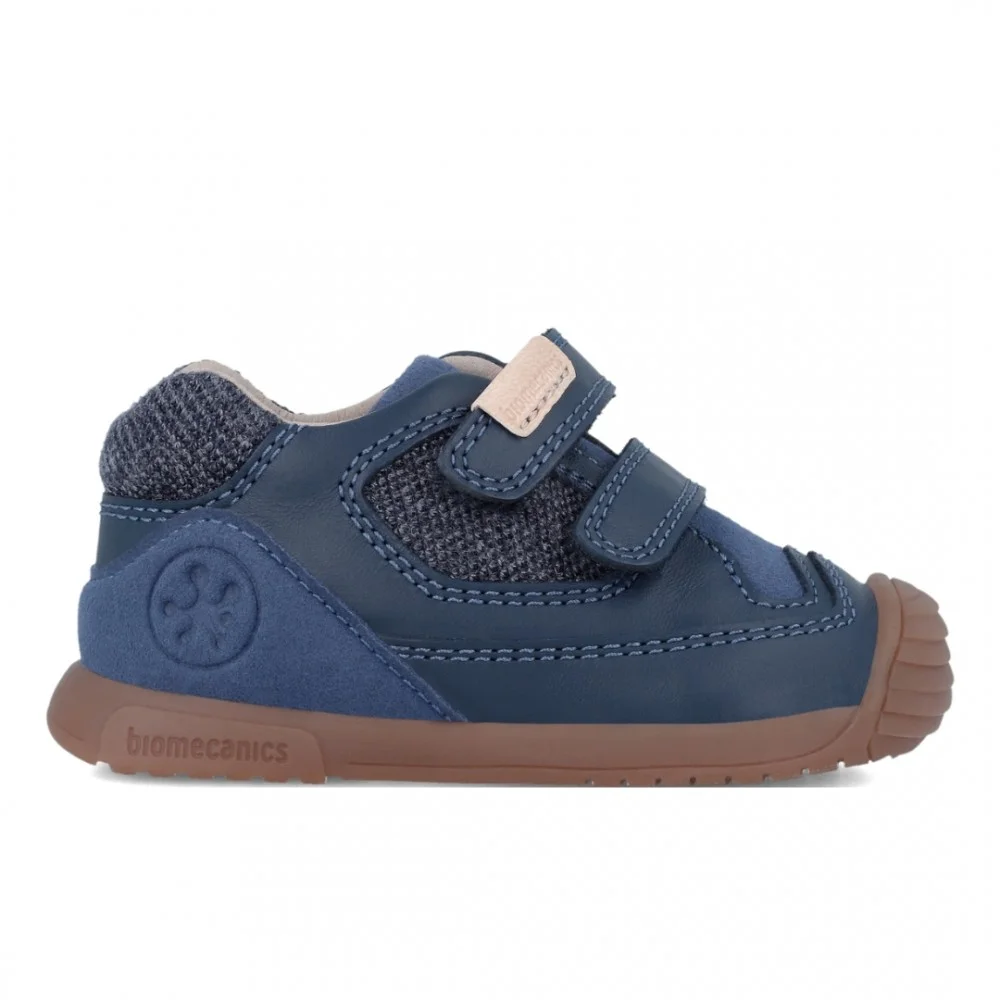Φωτογραφία προϊόντος: Παιδικό δερμάτινο sneaker για αγόρια Biomecanics μπλε 241127-A183