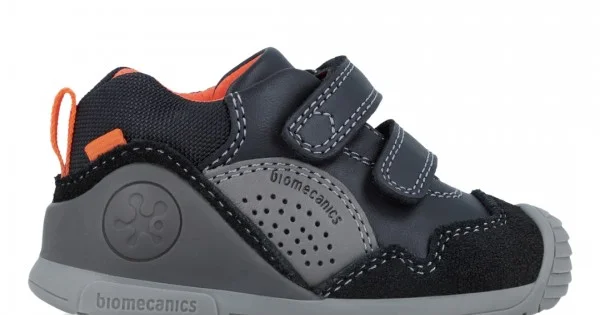 Φωτογραφία προϊόντος: Παιδικό δερμάτινο sneaker για αγόρια Biomecanics μαύρο 241120-A054