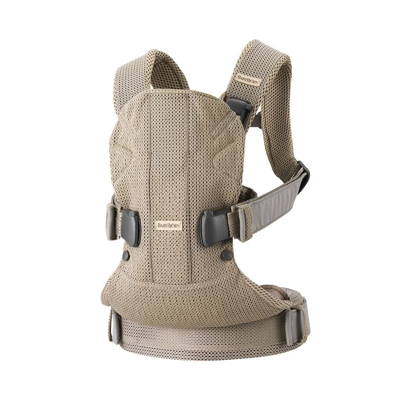 Φωτογραφία προϊόντος: BabyBjörn Μάρσιπος Babybjorn One 3D Mesh Grey beige