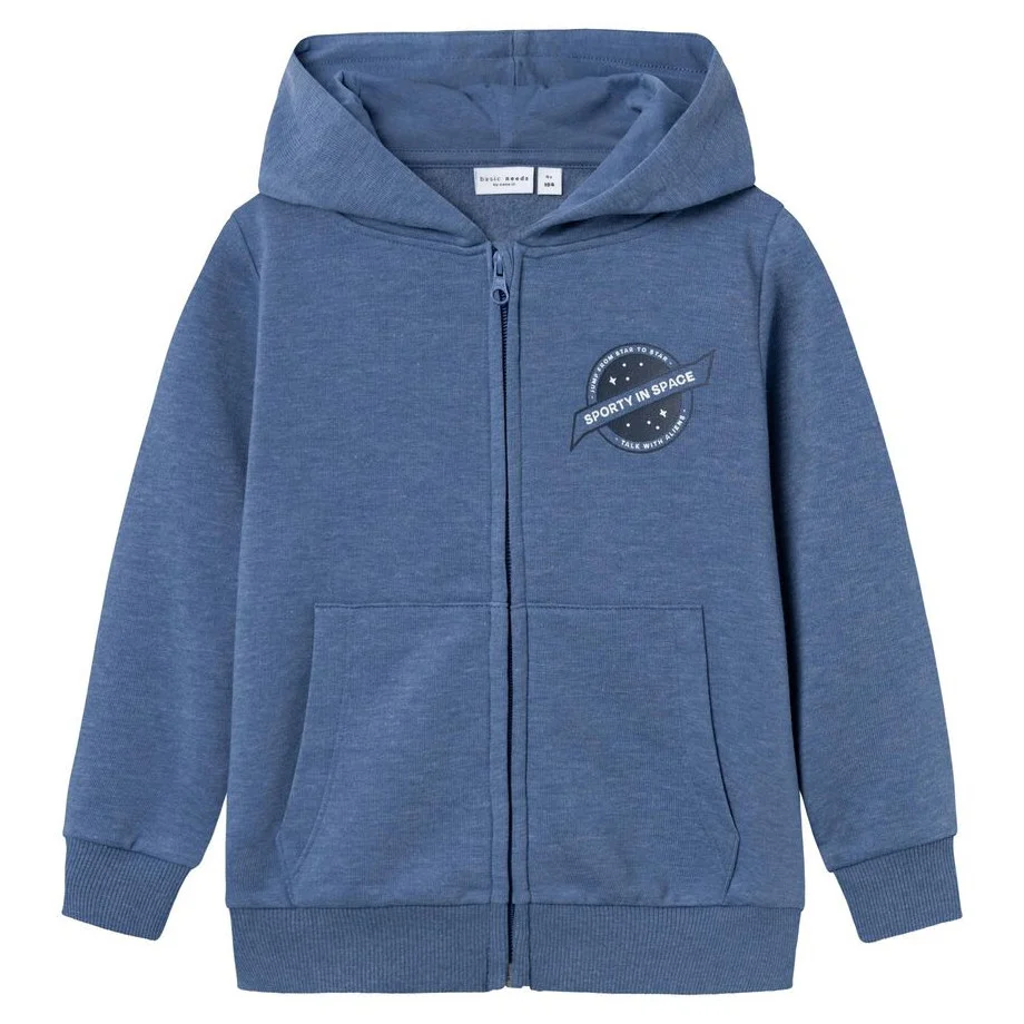 Φωτογραφία προϊόντος: Ζακέτα παιδική Name It ZIP HOODIE VIDAR Bijou Blue