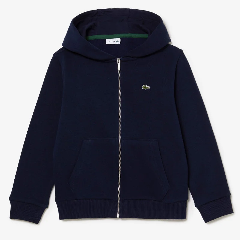 Φωτογραφία προϊόντος: Ζακέτα Παιδική Lacoste Kangaroo Pocket Φούτερ με Κουκούλα Navy Blue