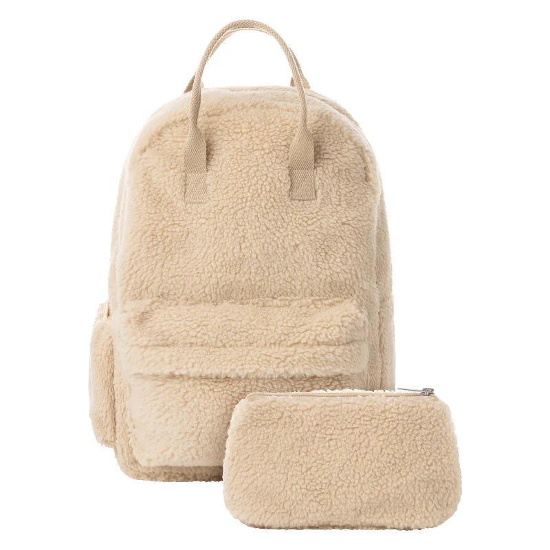Φωτογραφία προϊόντος: Backpack Name It NURILLE + purse TEDDY OFFWHITE
