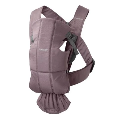Φωτογραφία προϊόντος: BabyBjörn Μάρσιπος BabyBjorn Mini Cotton Dark purple