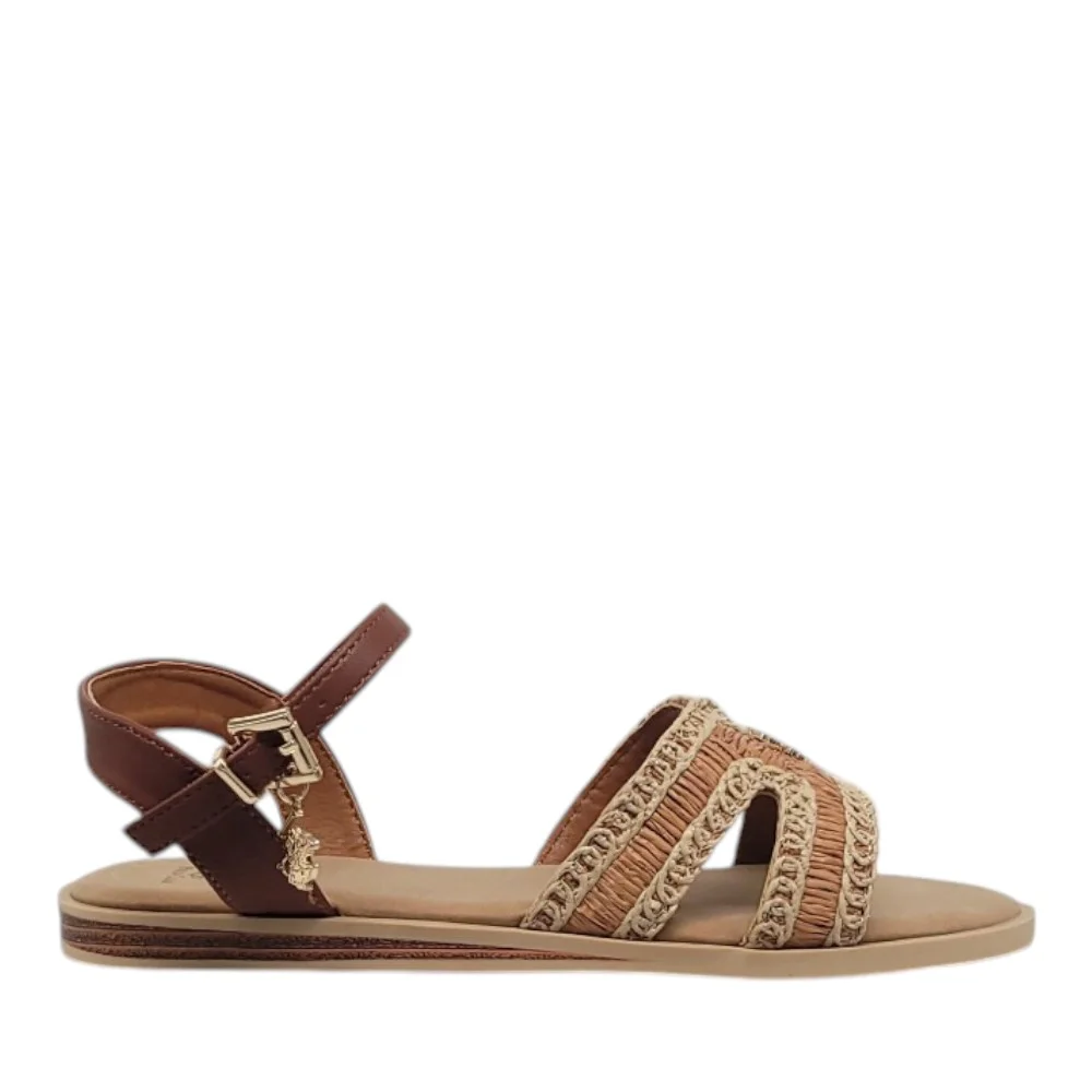 Φωτογραφία προϊόντος: BHPC Polo Shoes Γυναικεία πέδιλα Beverly Hills Polo Club BHW619720-0003 καφέ