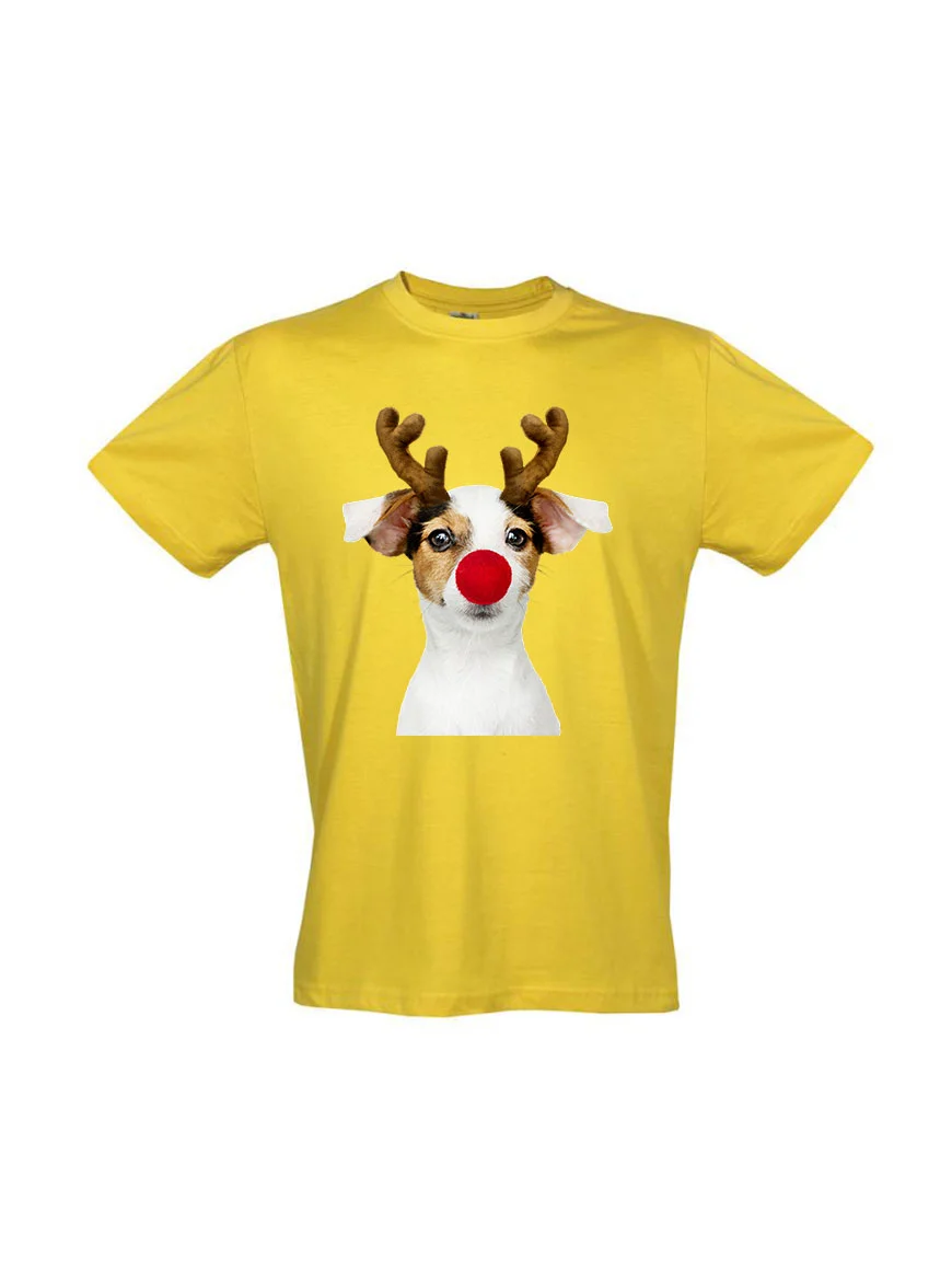 Φωτογραφία προϊόντος: Christmas Dog T-shirt 302 YELLOW