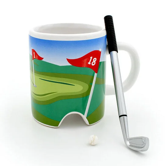 Φωτογραφία προϊόντος: Winkee Κούπα Κεραμική Sports Mug Golf + Pen 350 ml 11910