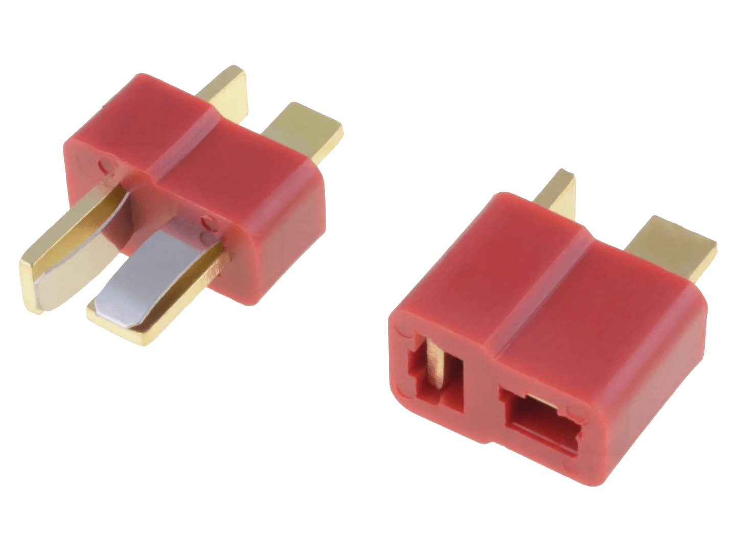 Φωτογραφία προϊόντος: Electronics ΒΥΣΜΑ T-plug κόκκινο (Αρσενικό - Θηλυκό)