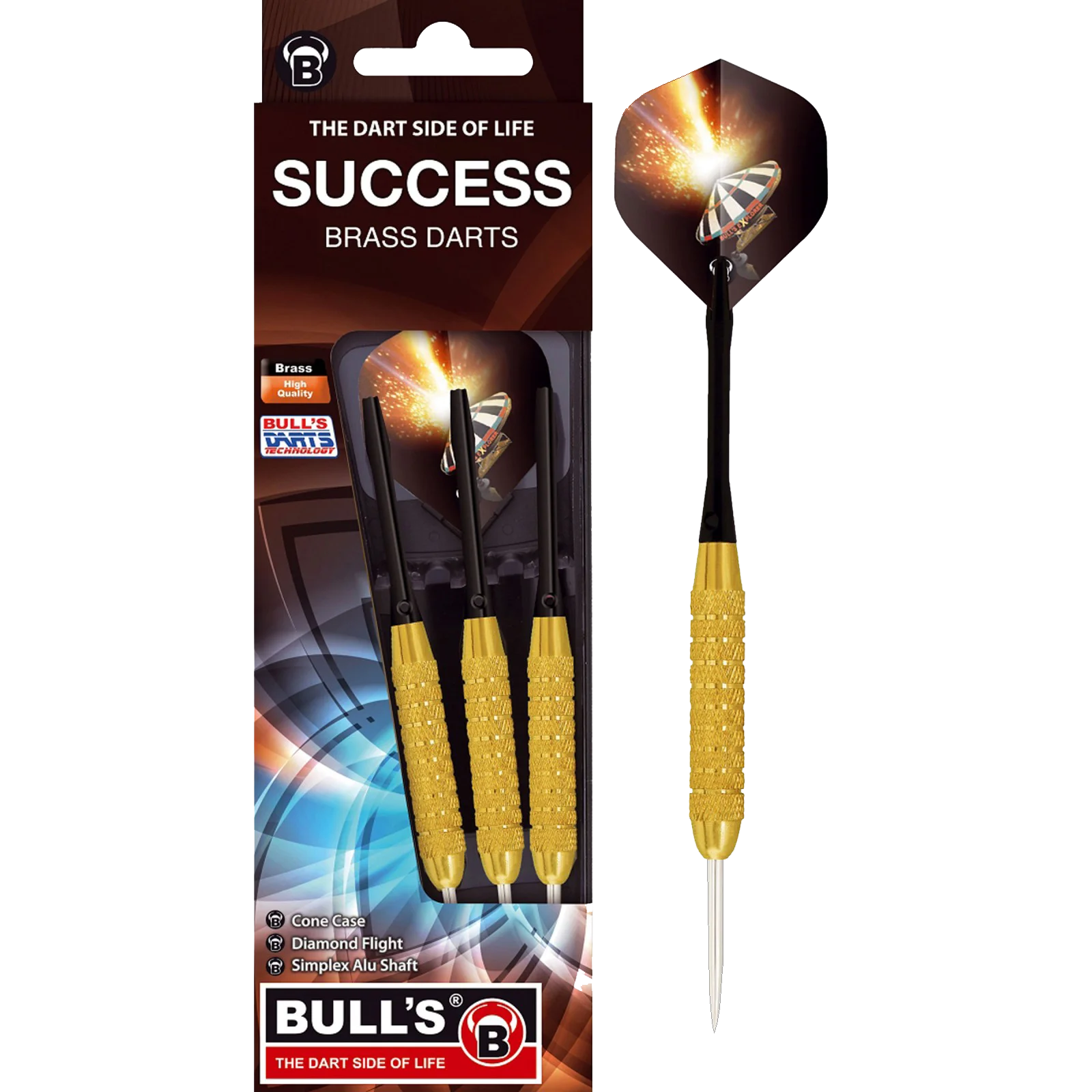 Φωτογραφία προϊόντος: BULLs ΒΕΛΑΚΙΑ DART BULL S, Steel Darts, Success, 21g