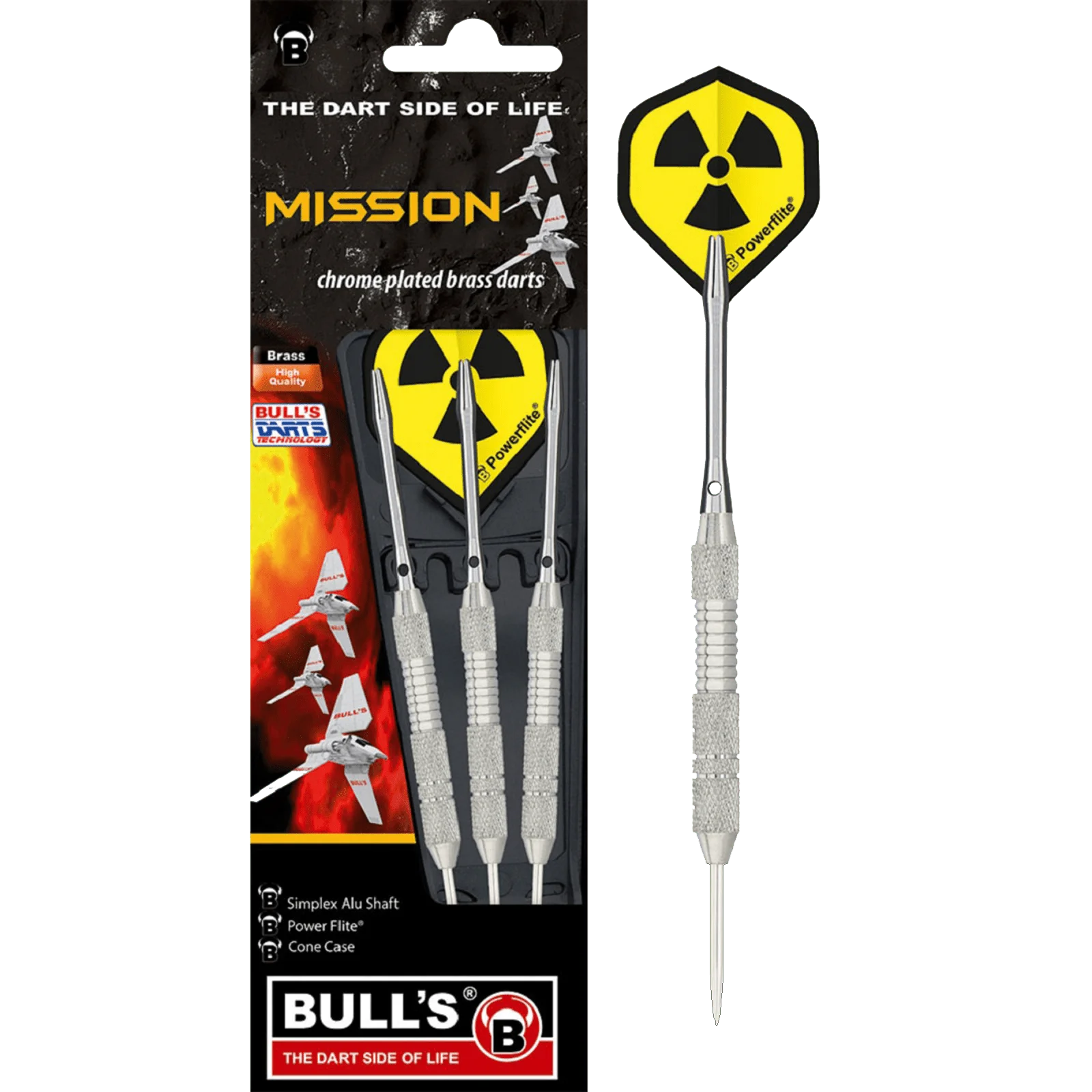 Φωτογραφία προϊόντος: BULLs ΒΕΛΑΚΙΑ DART BULL S, Steel Darts, Mission, 22g