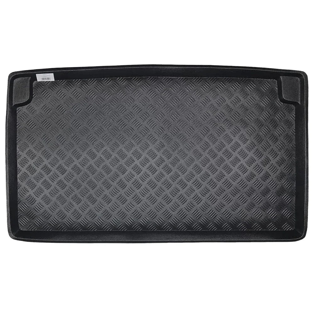 Φωτογραφία προϊόντος: VW Caravelle T5 (2003-2015) / T6 (2015+) short with 3 rows of seats πατάκι πορτ μπαγκάζ πλαστικό μαύρο σκαφάκι M-Plast - 1τμχ