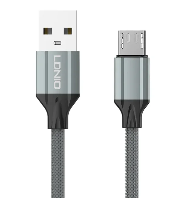 Φωτογραφία προϊόντος: LDNIO καλώδιο Micro USB σε USB LS441, 2.4A, 1m, γκρι