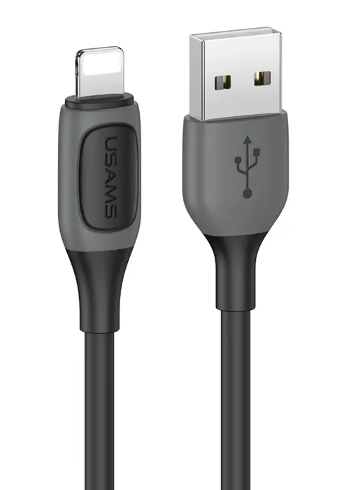 Φωτογραφία προϊόντος: USAMS καλώδιο Lightning σε USB US-SJ595, 2.4A, 1m, μαύρο