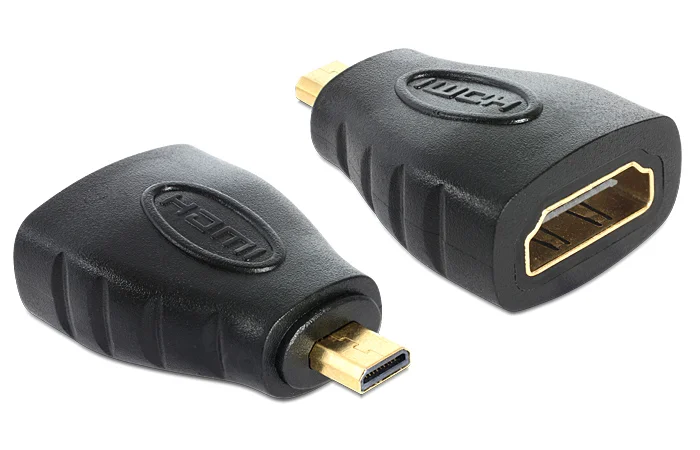 Φωτογραφία προϊόντος: DELOCK αντάπτορας HDMI σε HDMI micro 65242 με Ethernet, μαύρος