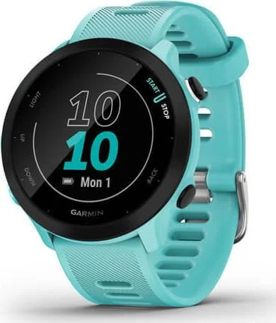 Φωτογραφία προϊόντος: Garmin Forerunner 55 42mm Αδιάβροχο Smartwatch με Παλμογράφο (Aqua)