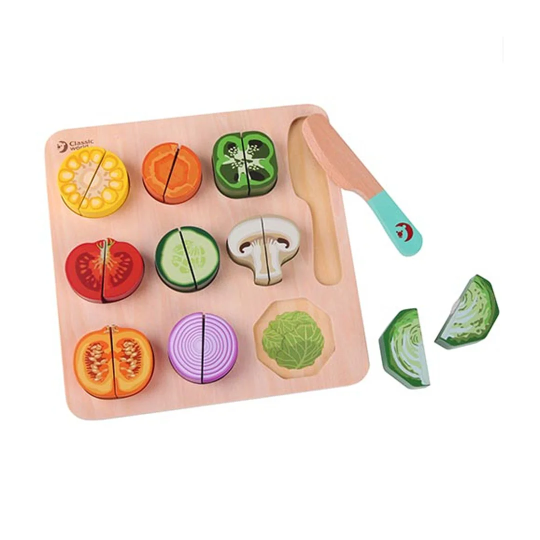 Φωτογραφία προϊόντος: 5011 Classic World Cutting Vegetables Puzzle 20 Τεμάχια