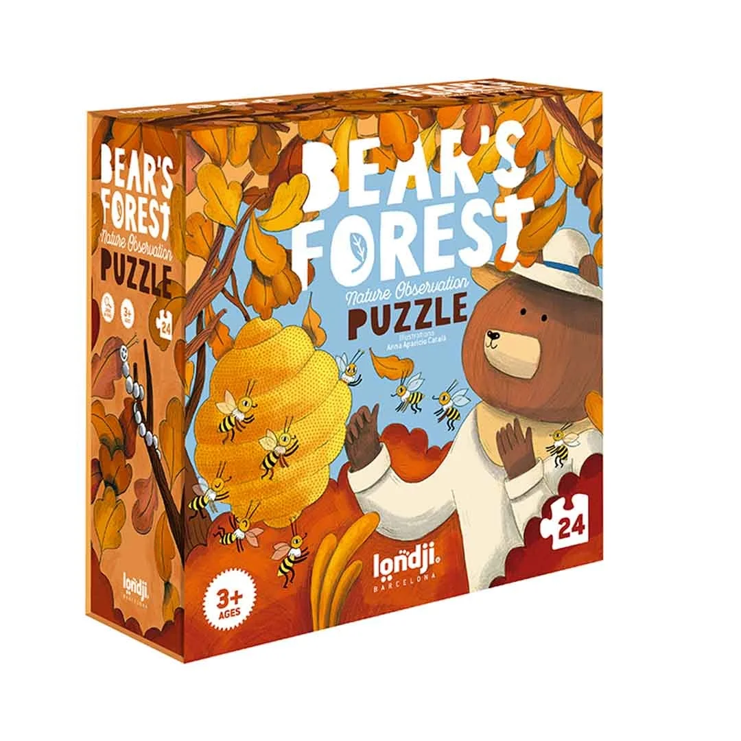 Φωτογραφία προϊόντος: PZ585U Londji Puzzle Bears Forest 24 Τεμάχια
