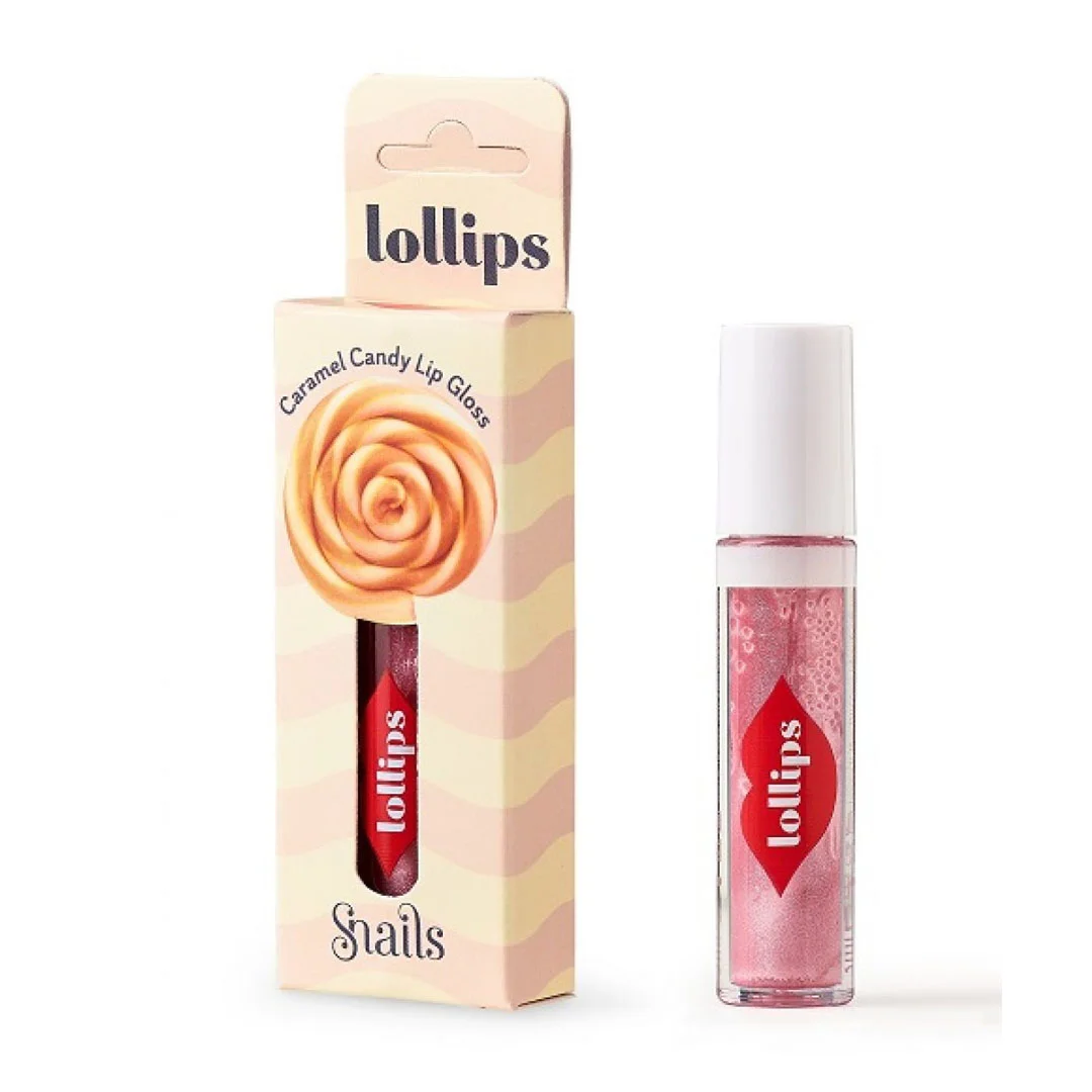 Φωτογραφία προϊόντος: SLG013 Tox Free Snails Lollips Caramel Candy Lip Gloss 3ml